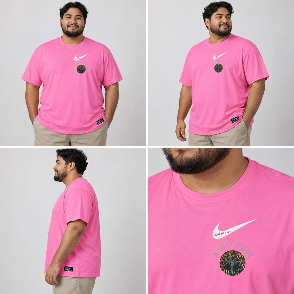 Nike Pro Hypercool Shirt Mens 3XL Pink Bantupride Compression Short Sleeve NWT